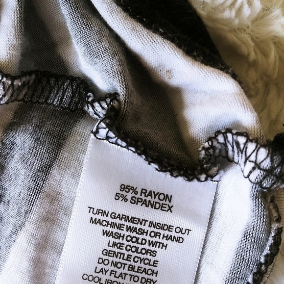 Valerie Stevens striped top t-shirt lagenlook loose oversized size XL - Picture 7 of 9